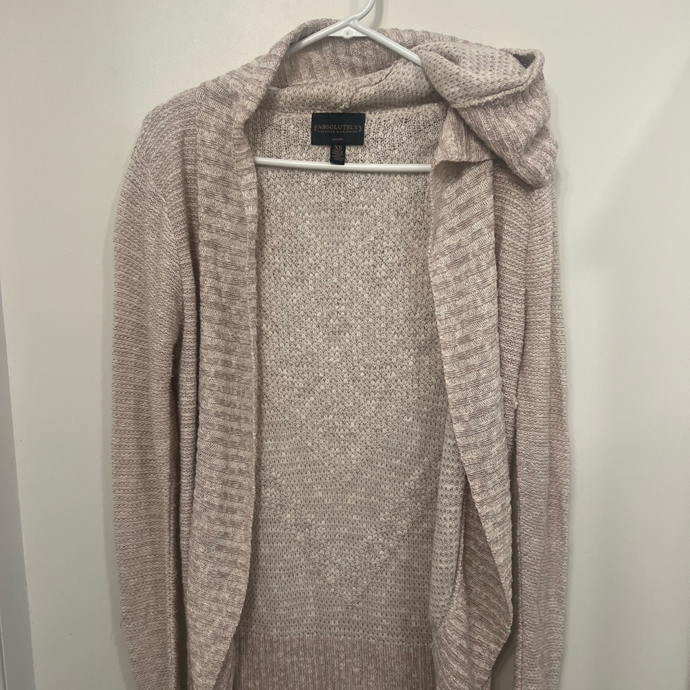 Pink Cardigan Sweater